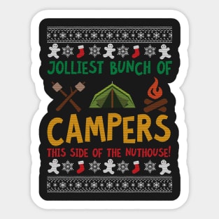 Jolliest Bunch Of Campers Sticker